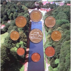 Belgique - Coffret BU - 2007 - 1 cent à 2 euros + médaille
