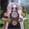Belgique - Coffret BU - 2007 - 1 cent à 2 euros + médaille