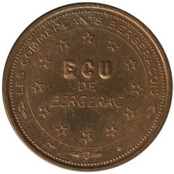 BERGERAC - 1 ecu des villes - 1993 - Etat : TTB