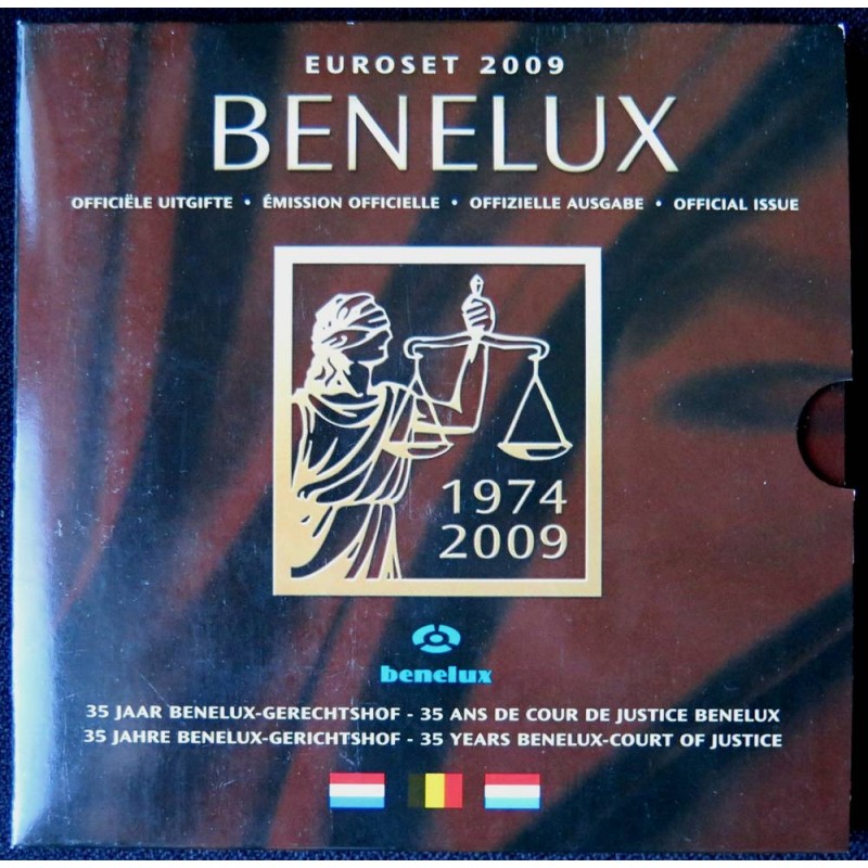 Benelux - Coffret 2009 - 1 cent à 2 euros Belgique / Pays-Bas / Luxembourg