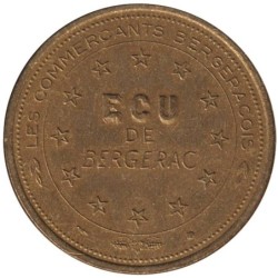 BERGERAC - 1 ecu des villes - 1993 - Etat : TTB