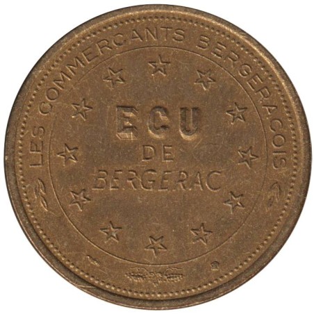 BERGERAC - 1 ecu des villes - 1993 - Etat : TTB BERGERAC - 1 ecu des villes - 1993 - Etat : TTB