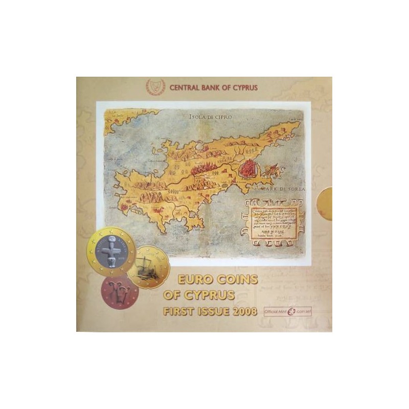 Chypre - Coffret BU - 2008 - 1 cent à 2 euros