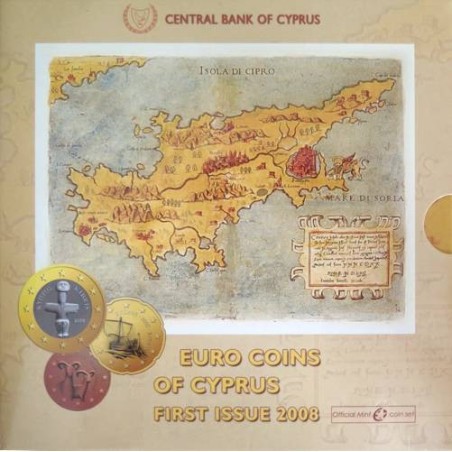 CHYPRE - Coffret BU - 2008 - 1 cent à 2 euros CHYPRE - Coffret BU - 2008 - 1 cent à 2 euros