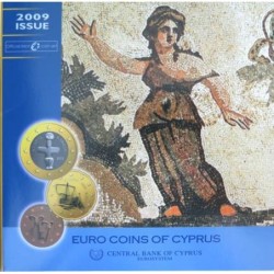 Chypre - Coffret BU - 2009 - 1 cent à 2 euros + 2 euros commémo.