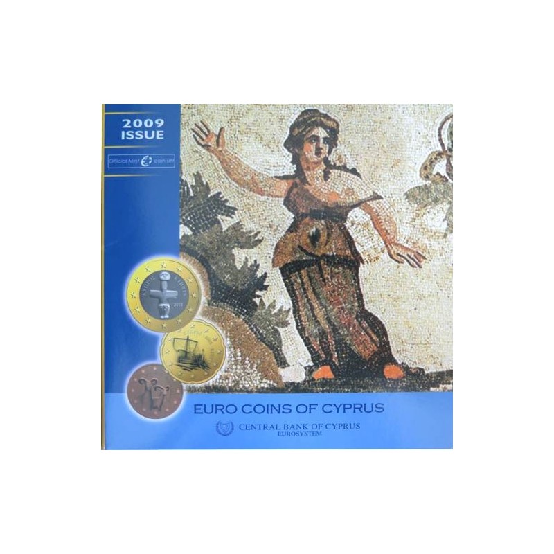 Chypre - Coffret BU - 2009 - 1 cent à 2 euros + 2 euros commémo.