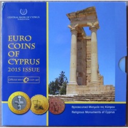 Chypre - Coffret BU - 2015 - 1 cent à 2 euros
