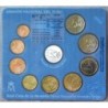 Espagne - Plaquette BU - 2010 - 1 cent à 2 euros + 2 euros commémo. + médaille