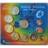 Espagne - Plaquette BU - 2011 - 1 cent à 2 euros + 2 euros commémo.
