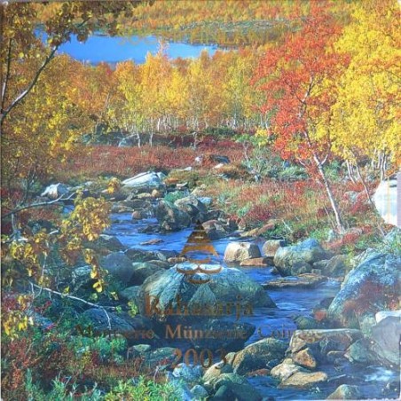 FINLANDE - Coffret BU - 2003 - 1 cent à 2 euros + médaille FINLANDE - Coffret BU - 2003 - 1 cent à 2 euros + médaille