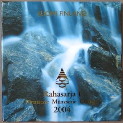 Finlande - Coffret BU - 2004 - 1 cent à 2 euros + médaille