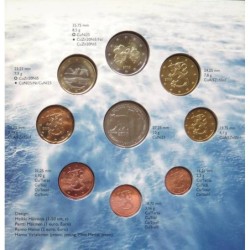 Finlande - Coffret BU - 2005 - 1 cent à 2 euros + médaille