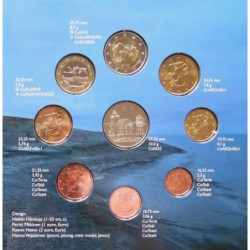 Finlande - Coffret BU - 2008 - 1 cent à 2 euros + médaille