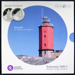 Finlande - Coffret BU - 2010 - 1 cent à 2 euros + médaille