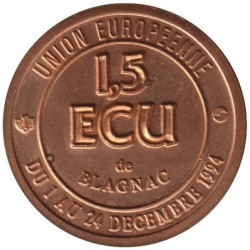 BLAGNAC - 1,5 ecu des villes - 1994 - Etat : SPL