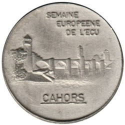 CAHORS - 1 ecu des villes - 1992 - Etat : TTB