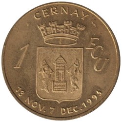 CERNAY - 1 ecu des villes - 1995 - Etat : SUP