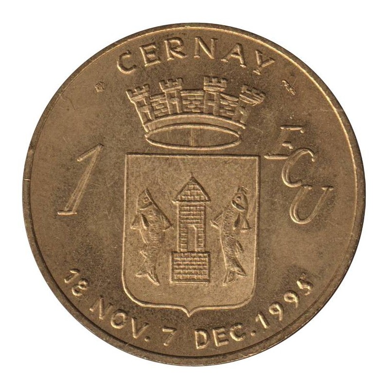 CERNAY - 1 ecu des villes - 1995 - Etat : SUP