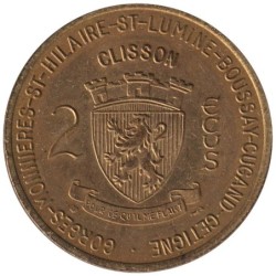 CLISSON - 2 ecu des villes - 1995 - Etat : TTB