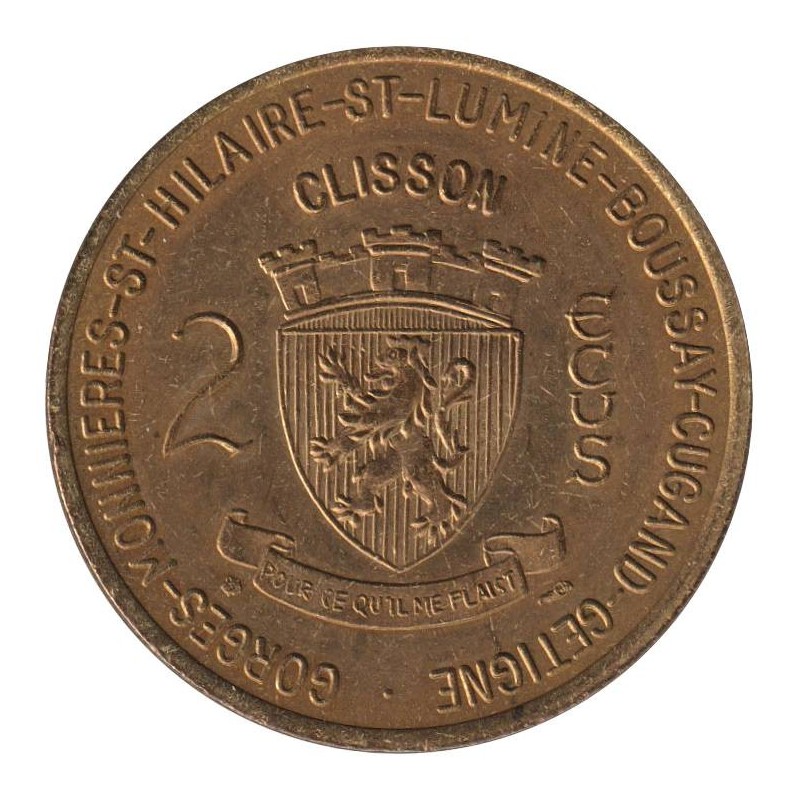 CLISSON - 2 ecu des villes - 1995 - Etat : TTB CLISSON - 2 ecu des villes - 1995 - Etat : TTB