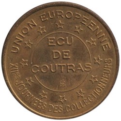 COUTRAS - 1 ecu des villes - 1994 - Etat : SUP