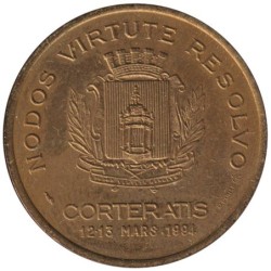 COUTRAS - 1 ecu des villes - 1994 - Etat : SUP