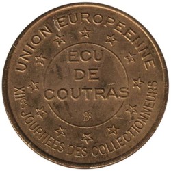 COUTRAS - 1 ecu des villes - 1994 - Etat : SPL
