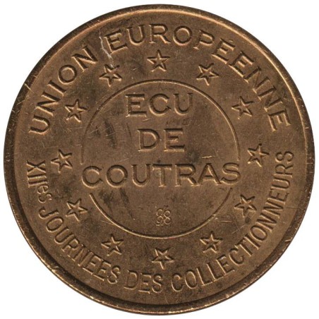 COUTRAS - 1 ecu des villes - 1994 - Etat : SPL COUTRAS - 1 ecu des villes - 1994 - Etat : SPL