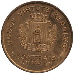 COUTRAS - 1 ecu des villes - 1994 - Etat : SPL