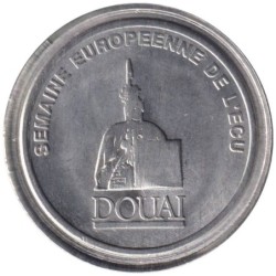 DOUAI - 1 ecu des villes - 1991 - Etat : SUP