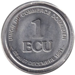 DOUAI - 1 ecu des villes - 1991 - Etat : TTB