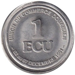 DOUAI - 1 ecu des villes - 1991 - Etat : SUP