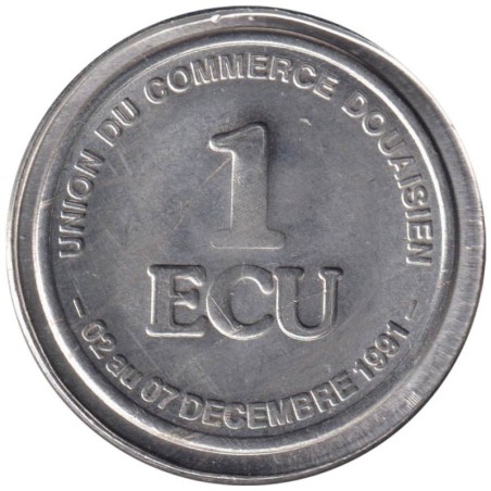 DOUAI - 1 ecu des villes - 1991 - Etat : TTB+ DOUAI - 1 ecu des villes - 1991 - Etat : TTB+