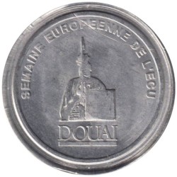 DOUAI - 1 ecu des villes - 1991 - Etat : TTB+