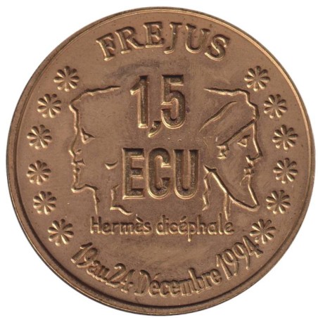 FREJUS - 1,5 ecu des villes - 1994 - Etat : SPL FREJUS - 1,5 ecu des villes - 1994 - Etat : SPL