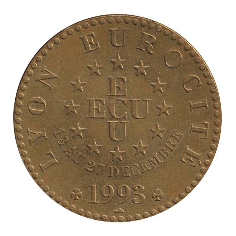 LYON - 2 ecu des villes - 1993 - Etat : SUP