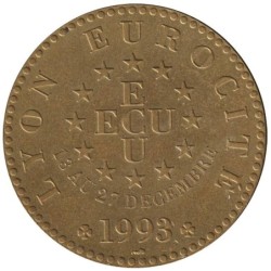LYON - 2 ecu des villes - 1993 - Etat : SUP