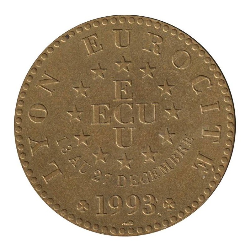 LYON - 2 ecu des villes - 1993 - Etat : SUP
