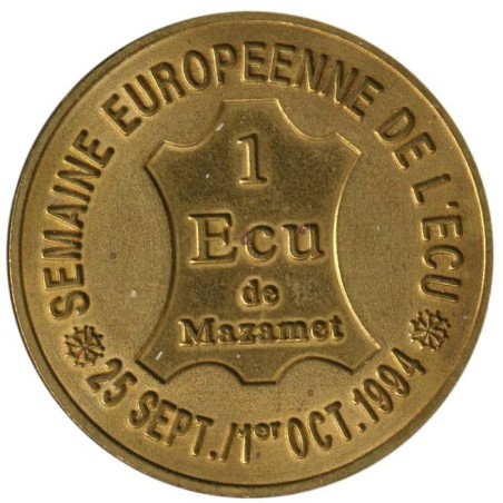 MAZAMET - 1 ecu des villes - 1994 - Etat : SPL MAZAMET - 1 ecu des villes - 1994 - Etat : SPL