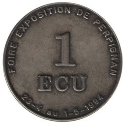 PERPIGNAN - 1 ecu des villes - 1994 - Etat : SUP