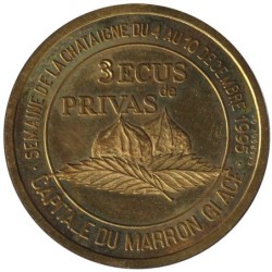 PRIVAS - 3 ecu des villes - 1995 - Etat : SUP