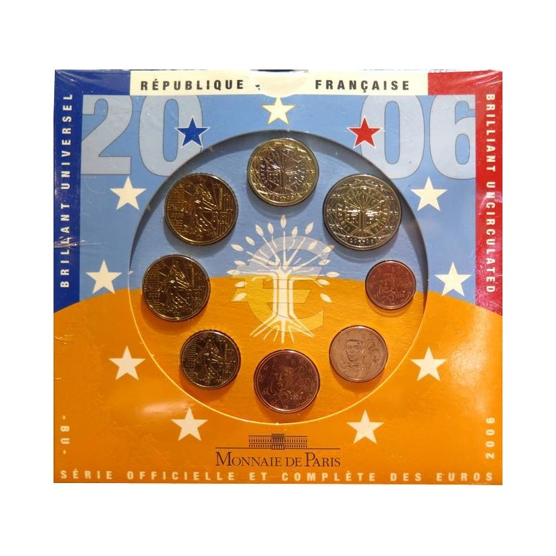 France - Coffret BU - 2006 - 1 cent à 2 euros