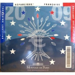 France - Coffret BU - 2009 - 1 cent à 2 euros
