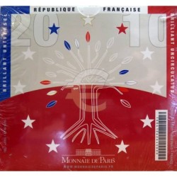 France - Coffret BU - 2010 - 1 cent à 2 euros
