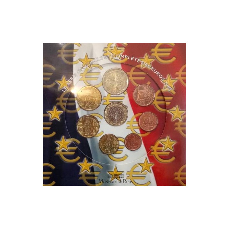 France - Coffret BU - 2004 - 1 cent à 2 euros