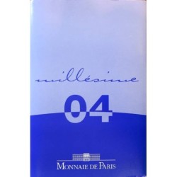 France - Coffret BE - 2004 - 1 cent à 2 euros + 5 euros Panthéon