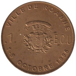ROANNE - 1 ecu des villes - 1995 - Etat : SUP
