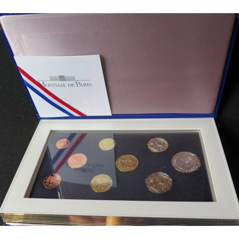 France - Coffret BE - 2006 - 1 cent à 2 euros + 5 euros Panthéon