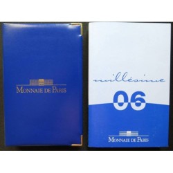 France - Coffret BE - 2006 - 1 cent à 2 euros + 5 euros Panthéon