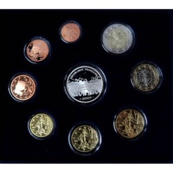 France - Coffret BE - 2007 - 1 cent à 2 euros + 15 euros Panthéon
